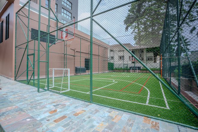 The multipurpose sports court at Grand Mirage