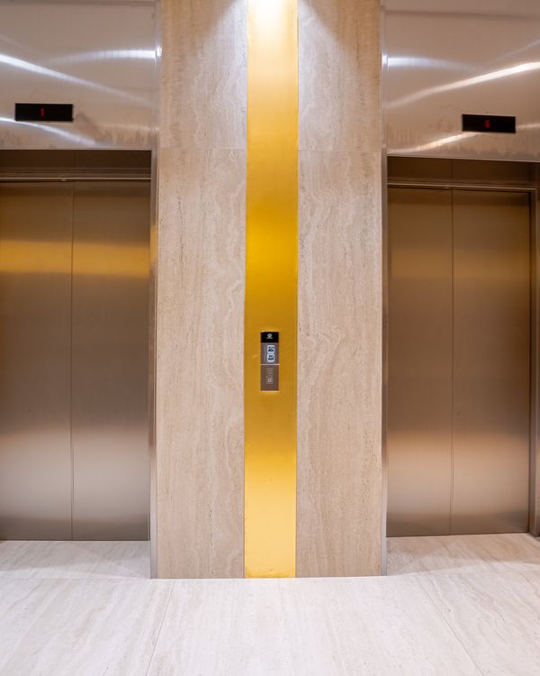 Lift lobby at Grand Mirage